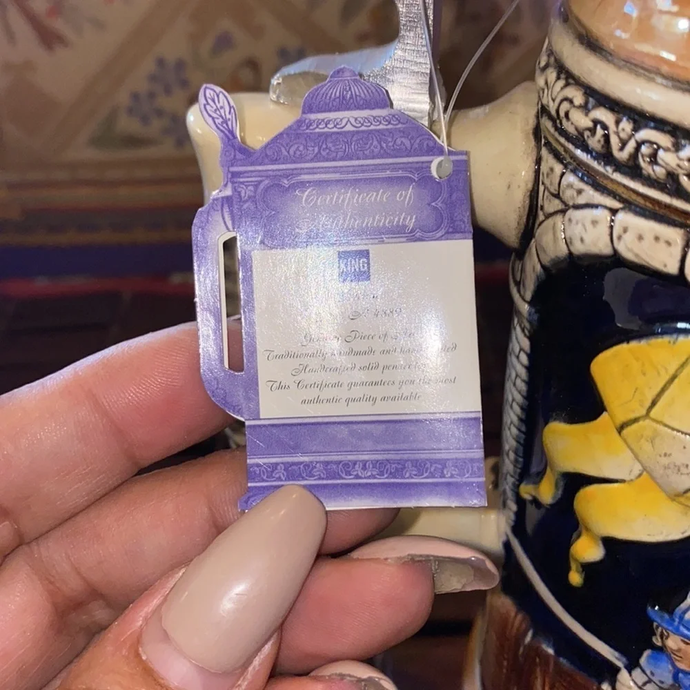 Authentic St. Goar BurgRheinfels Beer Stein, limited edition #2 of 3000